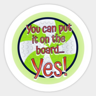 Sox - Put It On the Board - Scoreboard Pinwheel Sticker